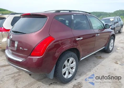 2007 Nissan Murano Sl z USA, uszkodzony, nr VIN JN8AZ08W57W663319